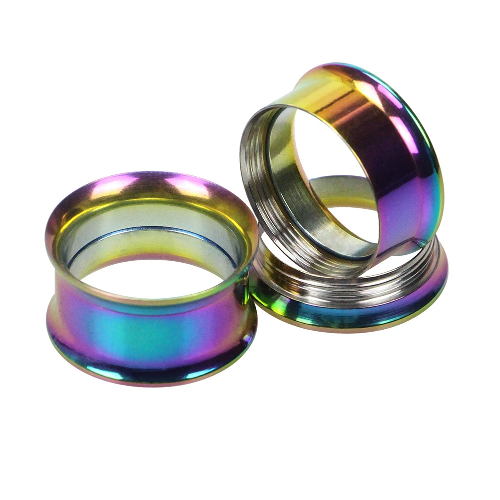 1 шт. модный туннельный расширитель из нержавеющей стали носилки затычки для ушей