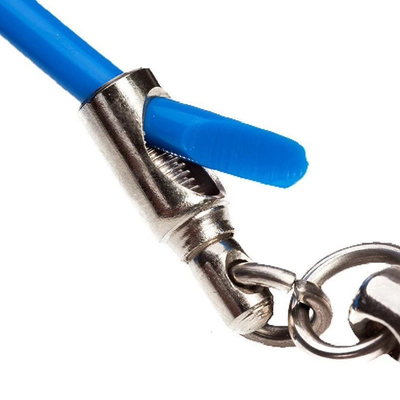 Скакалка Длинные алюминиевые ручки регулируемый ПВХ кабель для бокса кардио HIIT