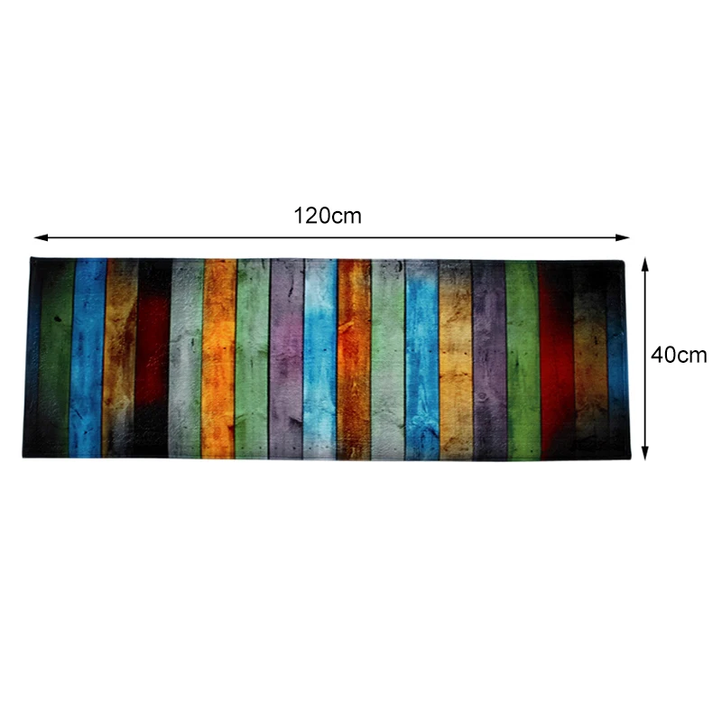 Colorful 40 X 120cm 1 шт. красочный креативный коврик для ванной дома, спальни перед нескользящими ковриками, коврики для ванной комнаты и набор ковриков для ванной комнаты - Color: Colorful 40 X 120cm
