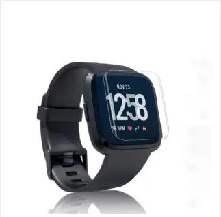 3 pcs glass film Ремешок для часов Fitbit Versa 2 браслет на запястье 22 мм ремешок умные аксессуары Элегантные Роскошные сменные часы ремешок correa ремень - Цвет: 3 pcs glass film