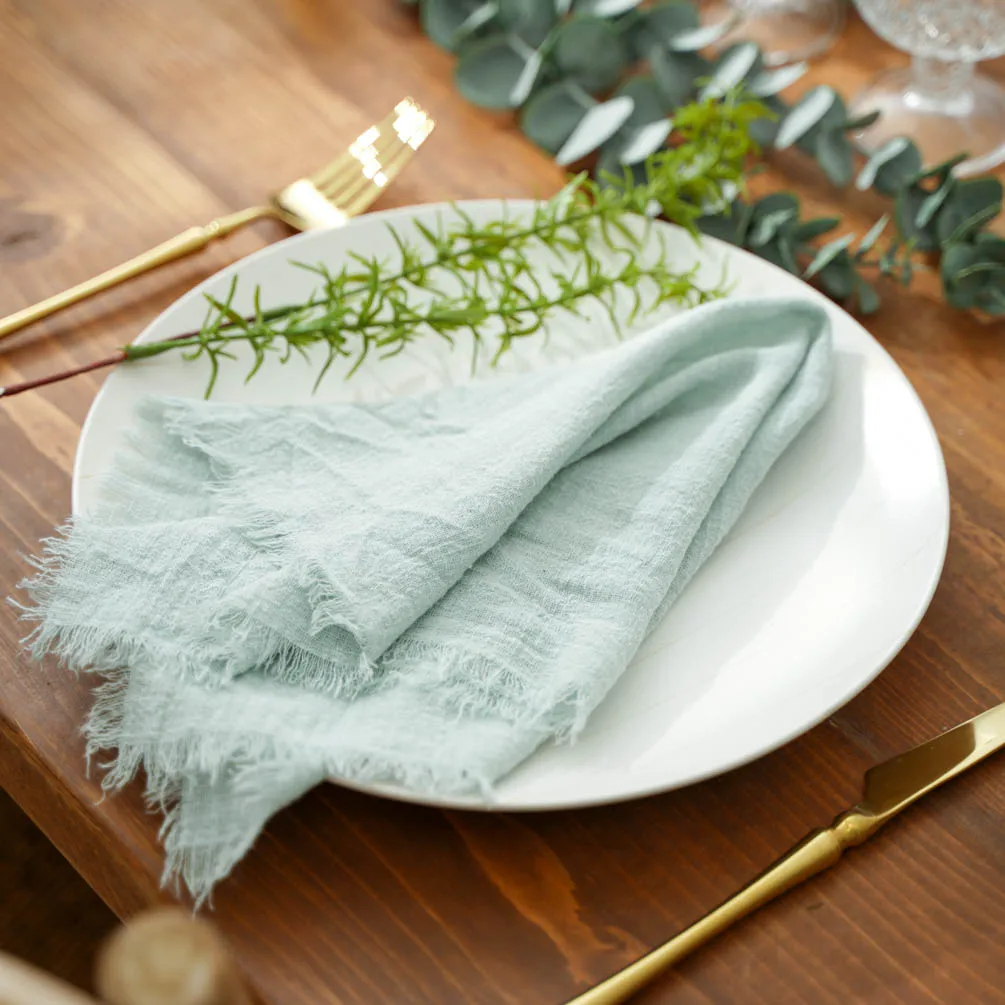 10 шт. декоративные салфетки из хлопка и белой марли | Дом сад