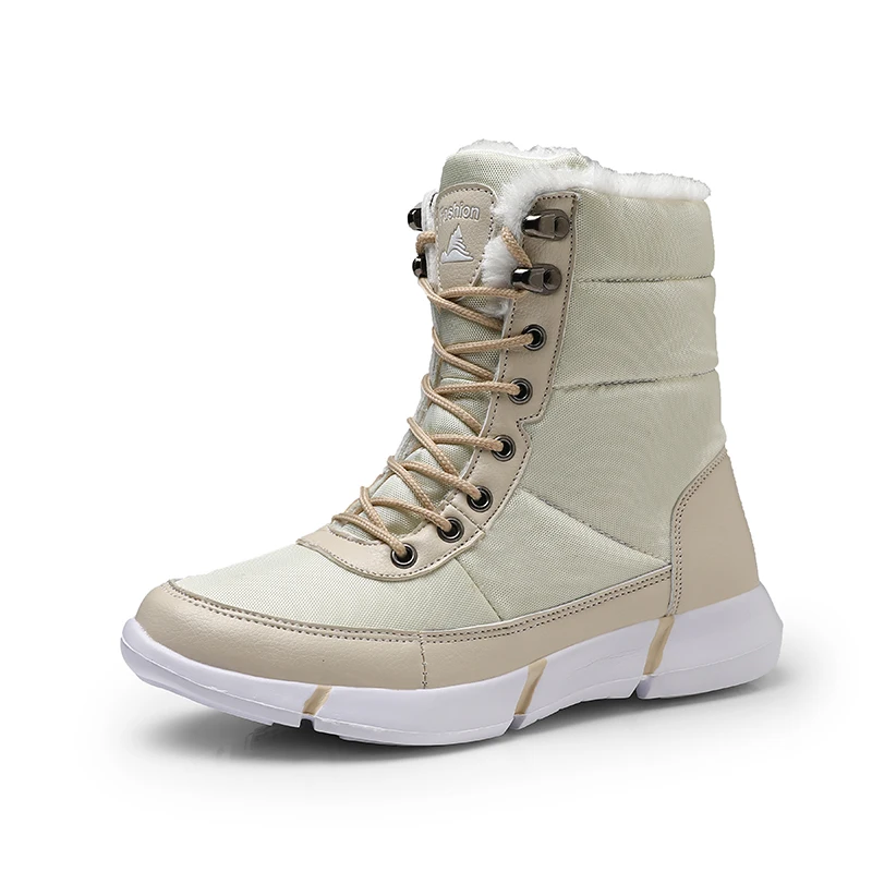 2019 New Fashion Winter Men Boots Waterproof Snow Fur Warm Shoes Non Slip Ankle Footwear Male Lightweight Plus Size | Обувь