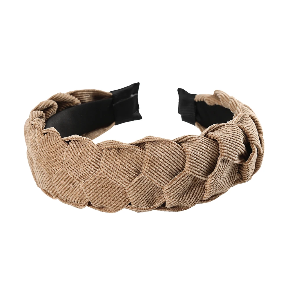 Женский бархатный ободок AWAYTR однотонный в стиле ретро аксессуар для волос на