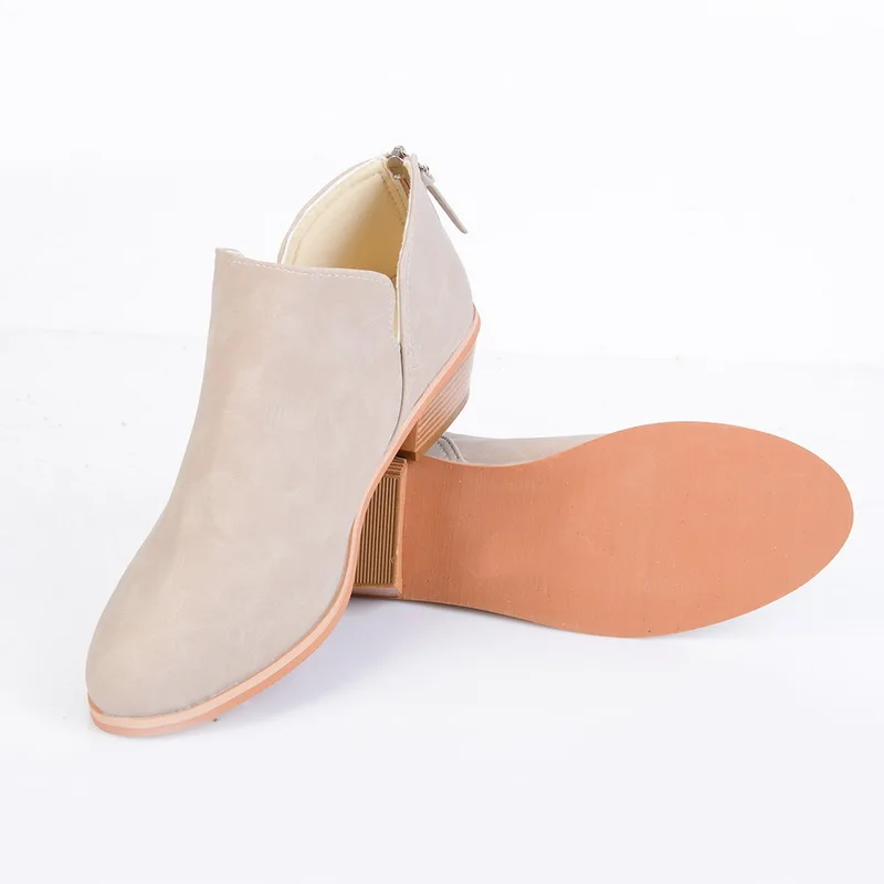 Женские весенние туфли-лодочки ботинки на квадратном каблуке без шнуровки