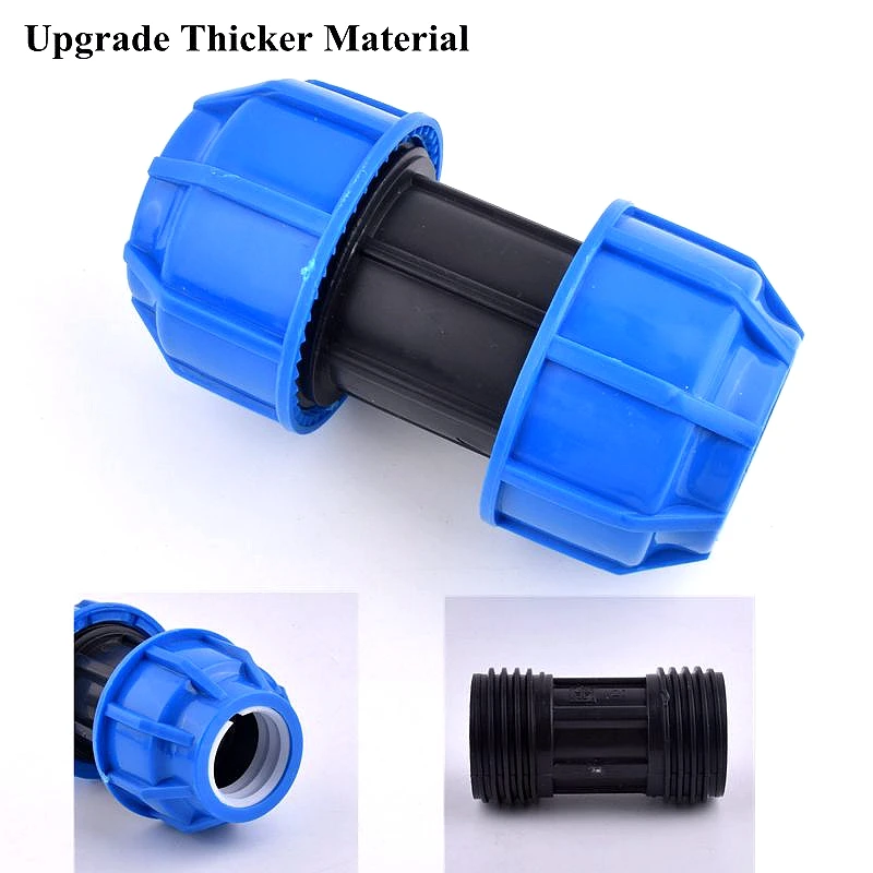 Прямой быстроразъемный соединитель PE для сельского хозяйства теплицы садовых