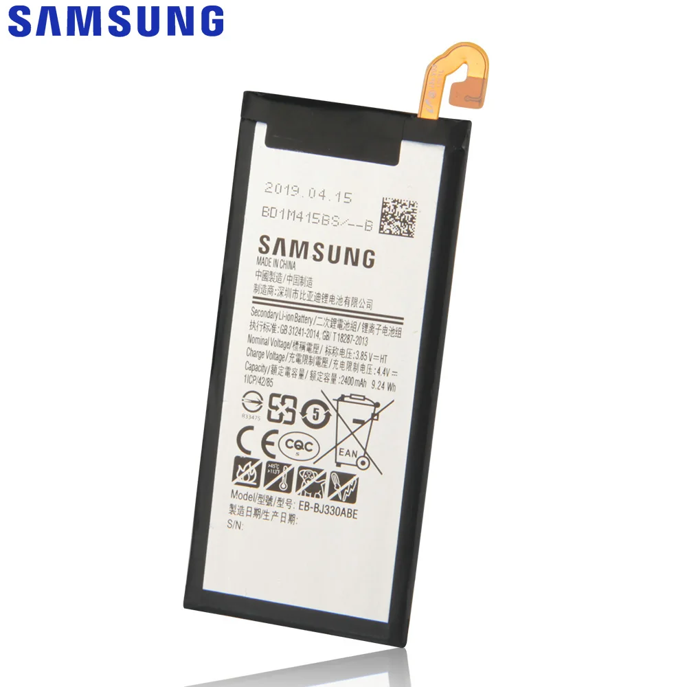 100% Оригинальная Аккумуляторная батарея для Samsung GALAXY J3 2017 EB BJ330ABE J3300 Edition 2400