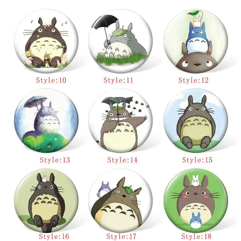 58 мм Мой сосед Тоторо Аниме значок косплея Мультяшные Броши коллекция булавок