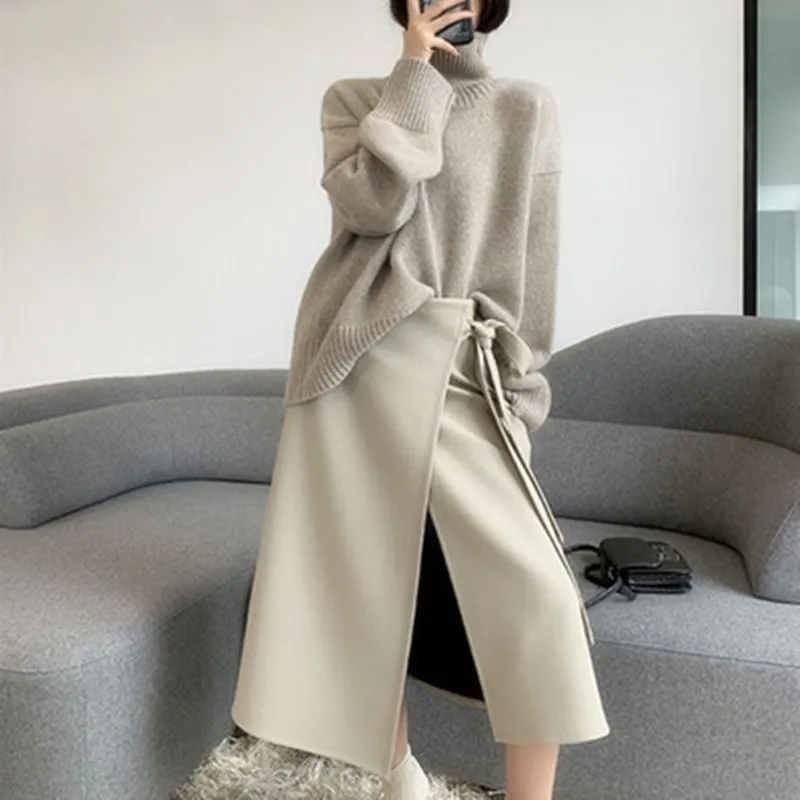 Sweater women 2020 new winter cashmere Top high neck thick knitted pullover sweater plus size warmth hot saleBlog recommendation