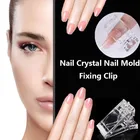 10 шт. зажим для ногтей акриловый пластиковый накладной лак для ногтей типсы для наращивания быстрое строительство форма для УФ-геля светодиодный Маникюрный Инструмент для дизайна