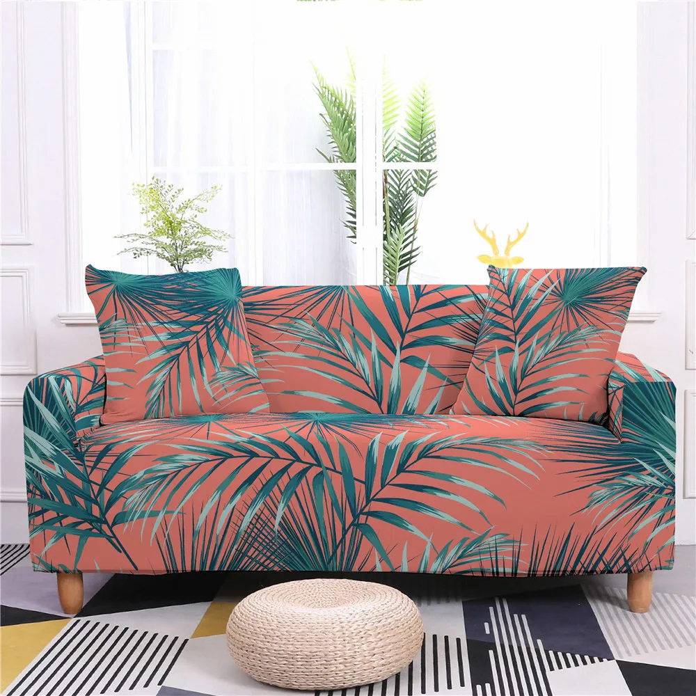 

Elastic Sofa Cover Slipcover Furniture Protector Pattern Flowers Stretch Seat Couch Cover 1/2/3/4Seater Sofa Cover