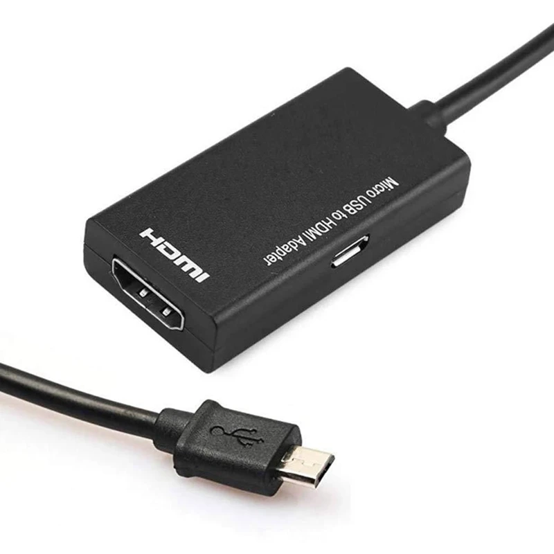 Адаптер Micro-USB-HDMI 1080P HDMI-кабель для телефонов на Android планшетов ТВ поддержка