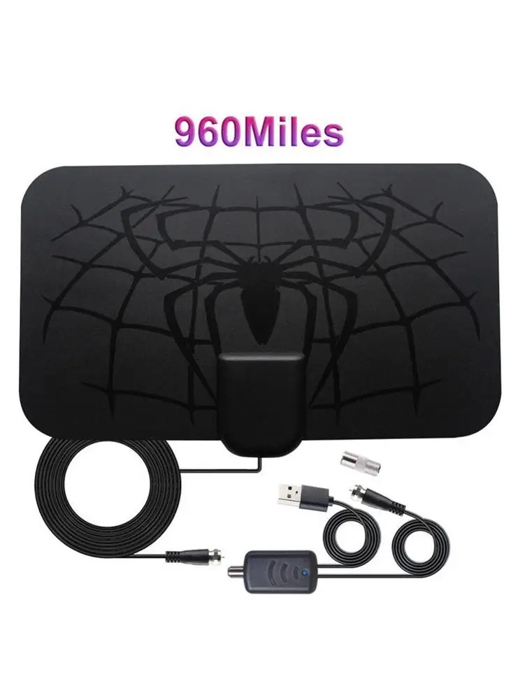 Внутренняя цифровая фотовспышка 1500 миль усиленная HDTV антенна 4K Isdb-tb местный