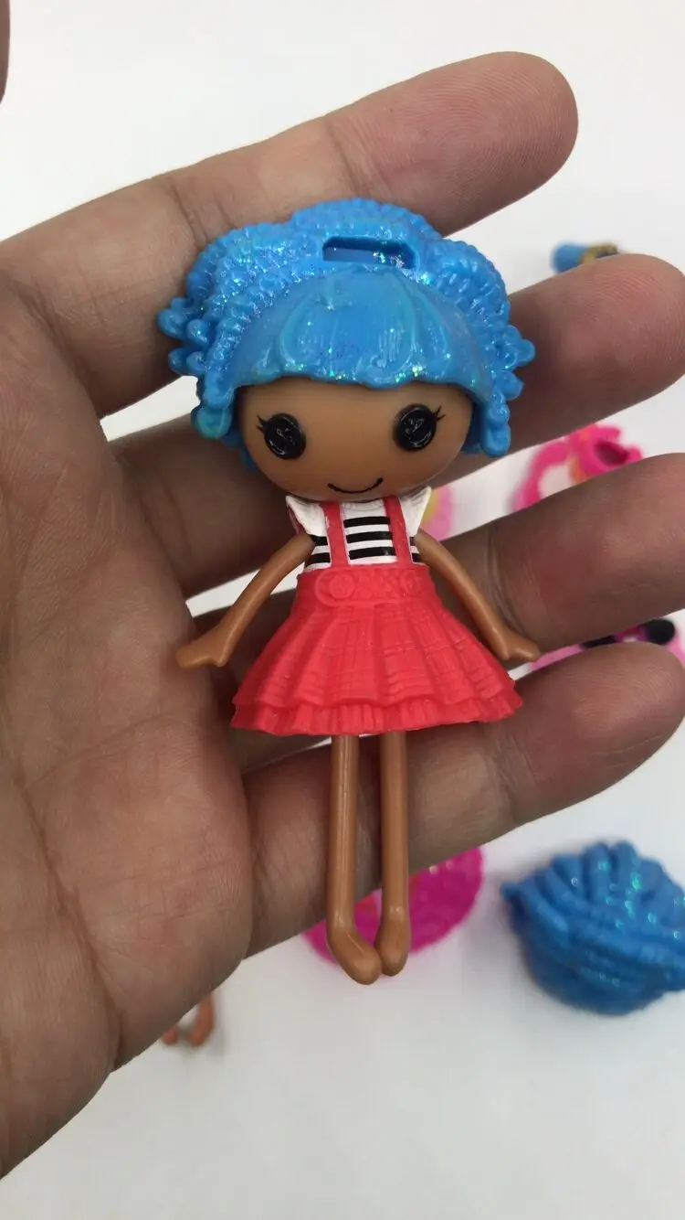 Lalaloopsy девочки с одеждой и шляпой для волос Размер 7 8 см случайный подарок на день