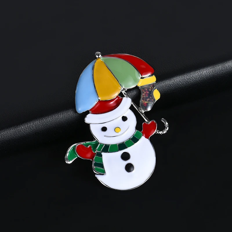 Новинка 2019 лидер продаж Рождественская брошь Снеговик для женщин и мужчин