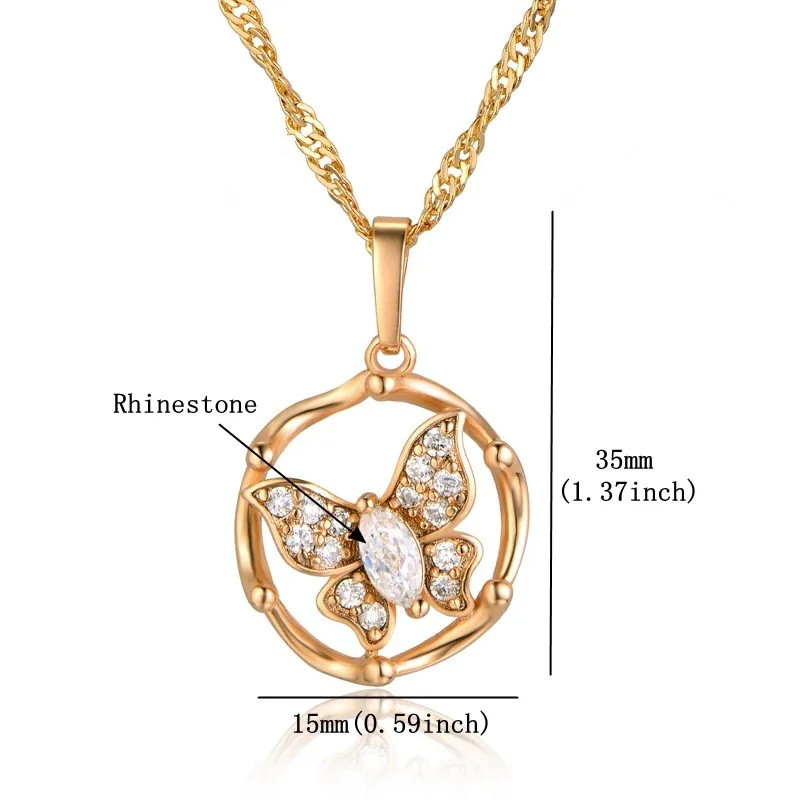 Женское ожерелье с подвеской в форме сердца Кристальный чокер стразы луна звезда