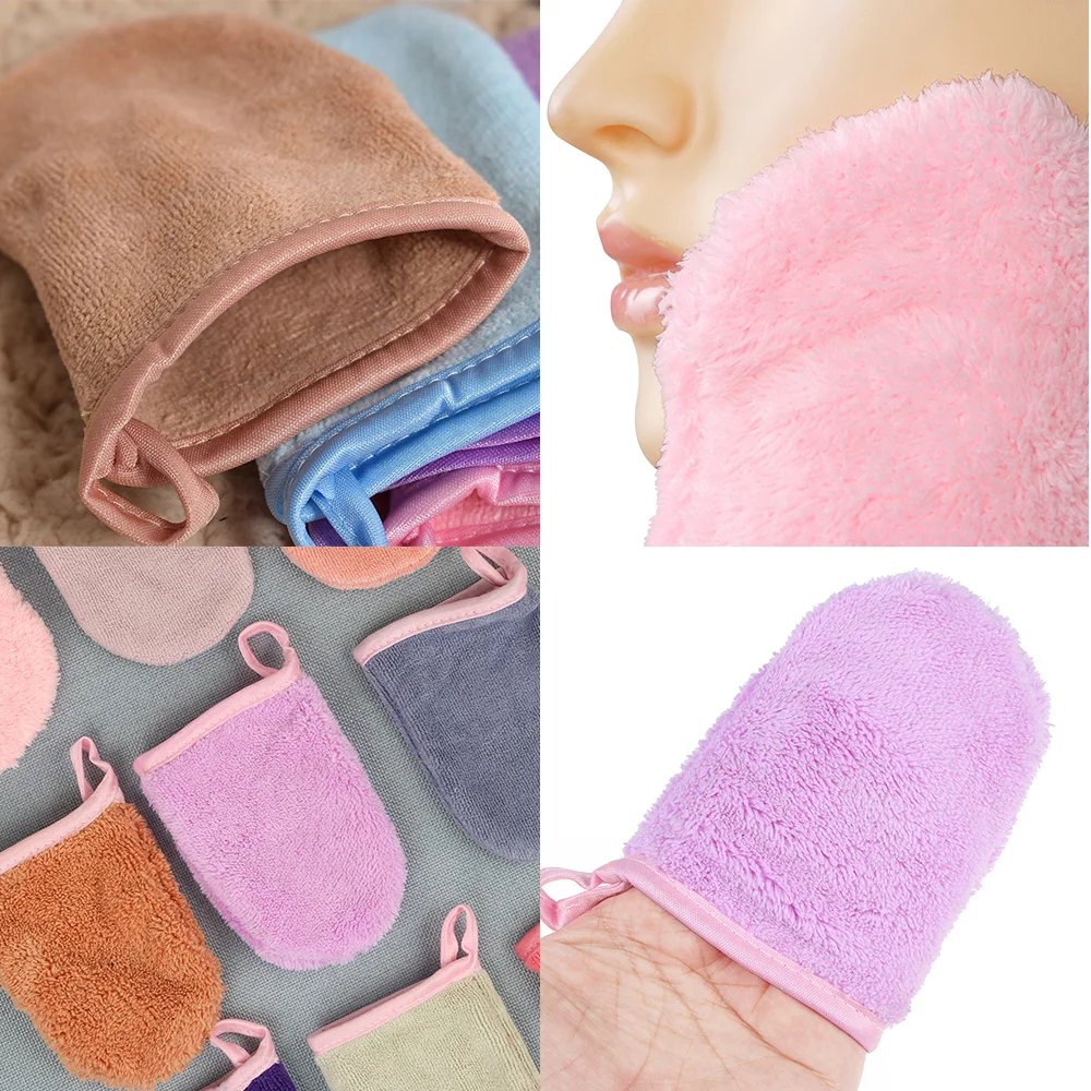 2021 многоразовая ткань для лица из микрофибры полотенце перчатка очищения