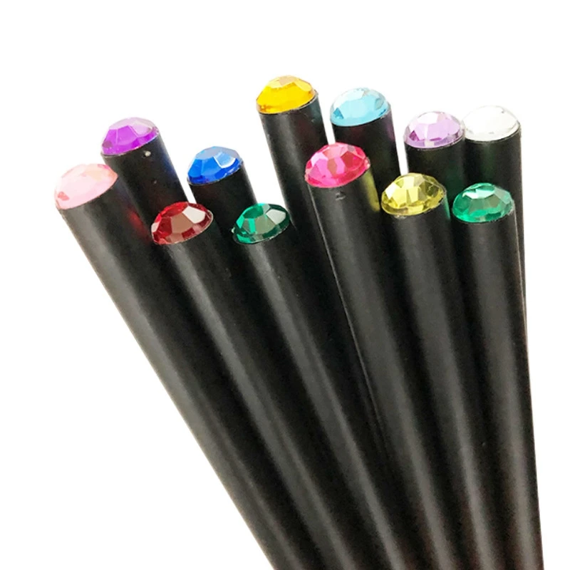 Карандаш Hb со стразами цветной карандаш канцелярские товары принадлежности для