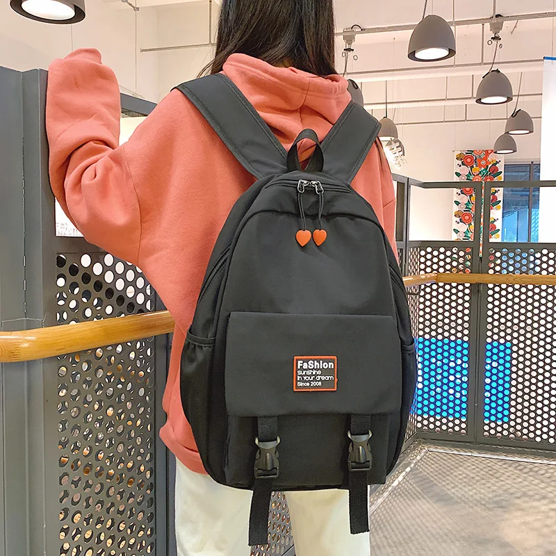 Новый тренд женский рюкзак модный холщовый новая школьная сумка для