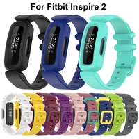 silicone replacement soft strap for fitbit inspire hrace 2 smart watch band for fitbit inspire sport bracelet belt wristbands