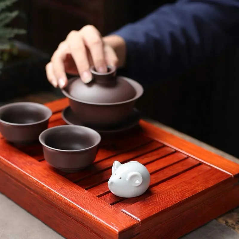Керамическая Tea Ge Kiln птица слон курица Ru фигурка креативное животное Ремесло
