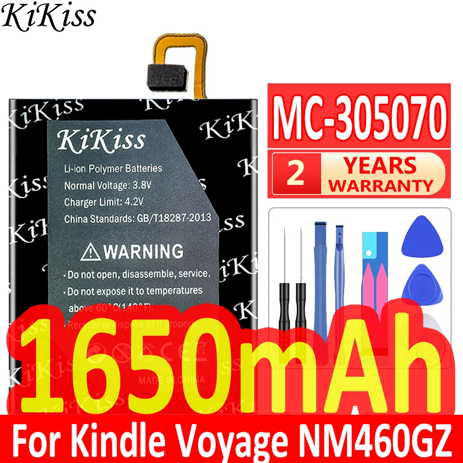 

Мощная батарея 1650 мАч KiKiss для AMAZON Kindle Voyage NM460GZ 58-000056