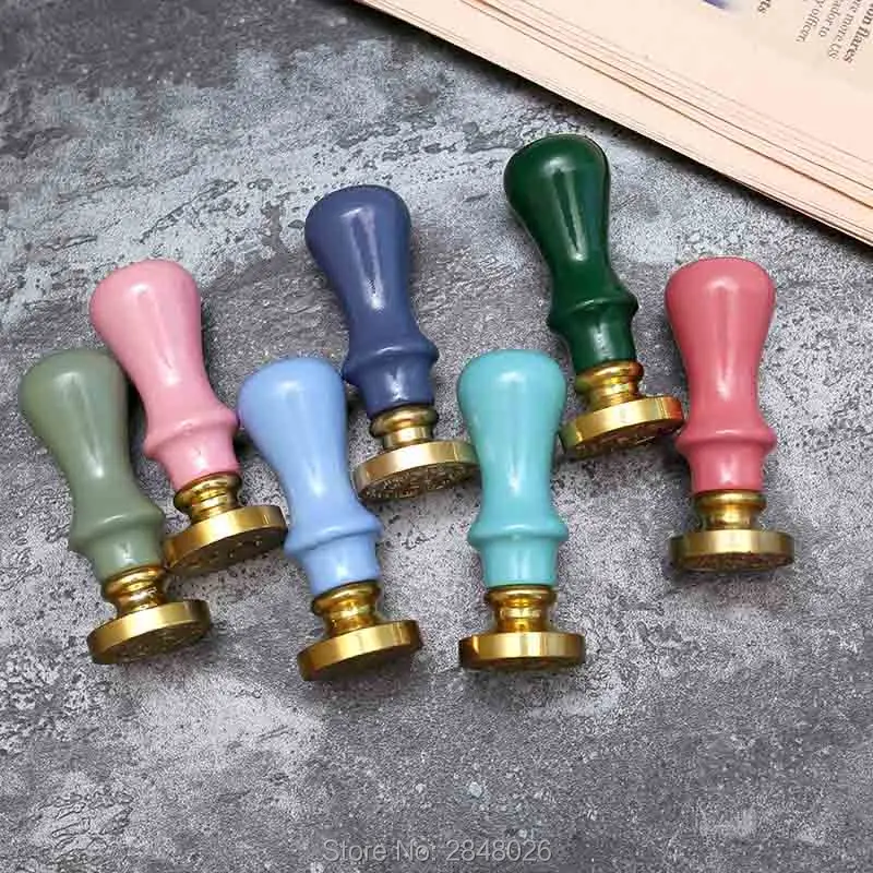 Таможня деревенский Ретро Макарон цвет воск печать индивидуальная восковая