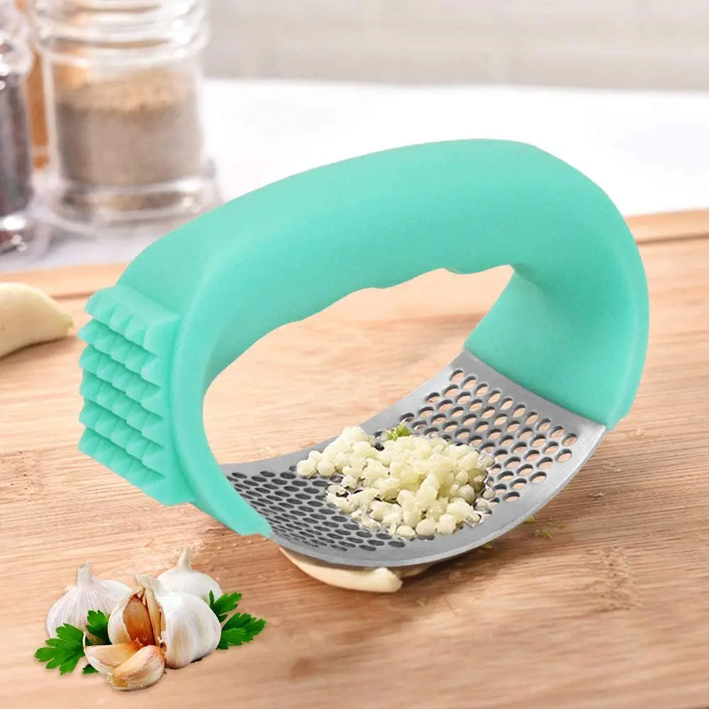 Пресс для чеснока бытовой Ручной пресс из нержавеющей стали имбиря кухонный