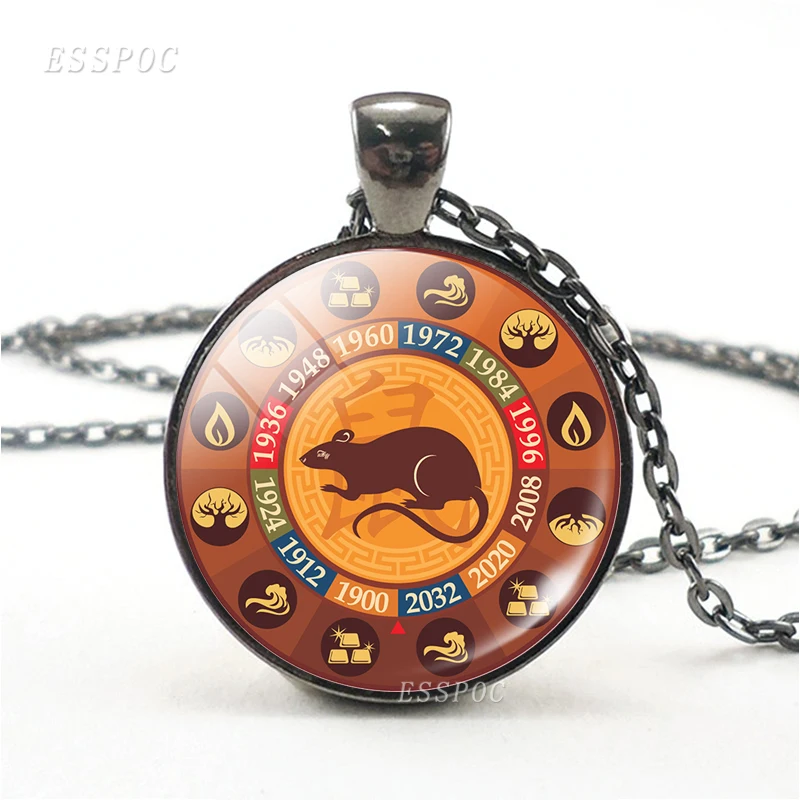 Китайская традиционная культура 12 китайских Зодиака ожерелье животное Зодиак