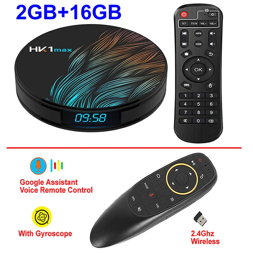 Android 9,0 смарт-ТВ коробка HK1 MAX RK3318 4 ядра, 4 Гб Оперативная память 128 Гб Встроенная память 2,4 г/5G двойной WI-FI USB3.0 BT4.0 3D 4K ТВ-приставка IPTV Set-top BOX - Цвет: 2GB 16GB add G10