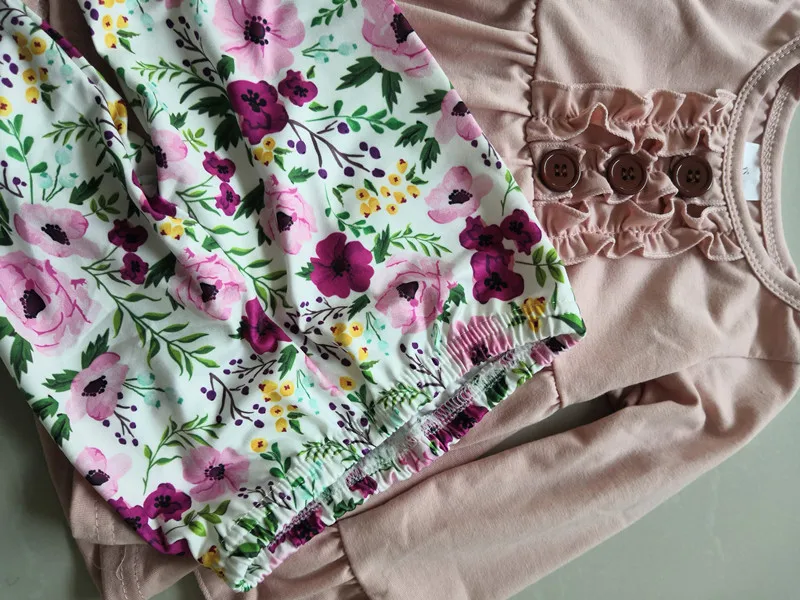 Детский кружевной комплект для девочек Розовый Топ с длинным рукавом и изящный