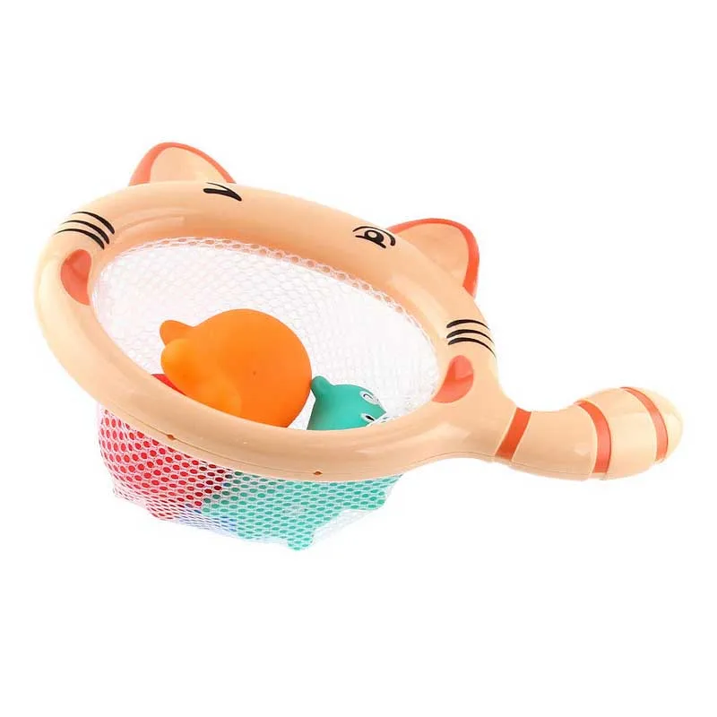 21 детская игрушка для ванны рыболовная сеть организующая игрушка-утка