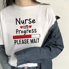 Новинка 2021, летняя модная женская футболка с рисунком аниме, футболка с графическим рисунком медсестры в движении, Топ в стиле Харадзюку, женские футболки, повседневная женская футболка