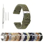 Модный замшевый кожаный ремешок ручной работы в стиле ретро, зеленый наручный ремень, ремешки для часов 18 мм 20 мм 22 мм, новинка, лидер продаж для мужчин и женщин