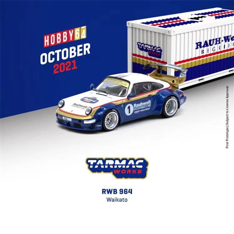 

Tarmac работает 1:64 RWB 964 Waikato с контейнерной моделью автомобиля