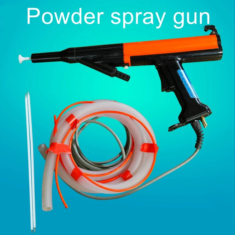 Electrostatic spraying machine  Red Nordson powder manual spray gun built-in high-voltage negative ion spray gun accessories enlarge