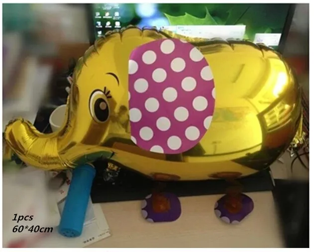 style 15 Джунгли для вечеринок, дней рождения воздушные шарики в форме животных сафари вечерние гелиевые шагающие шары День рождения украшения для детей - Цвет: style 15