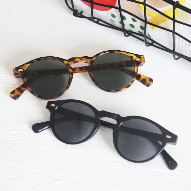 LEONLION Small Frame Sunglasses for Men Vintage Round Sunlasses Men/women Luxury Designer Sunglasses Men Gafas De Sol Hombre