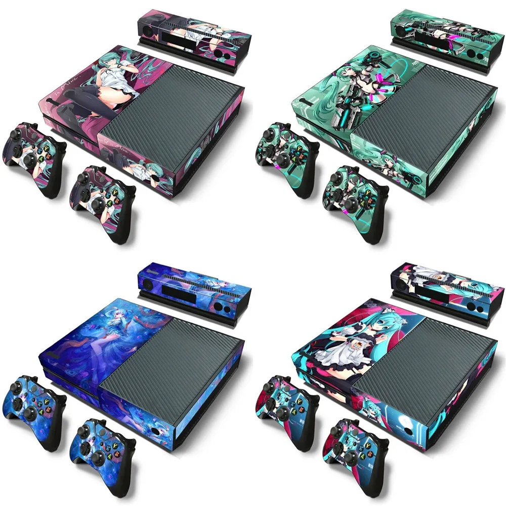 Совершенно новые наклейки из дерева для XBOX One консоль + 2 контроллера Kinect|Наклейки|