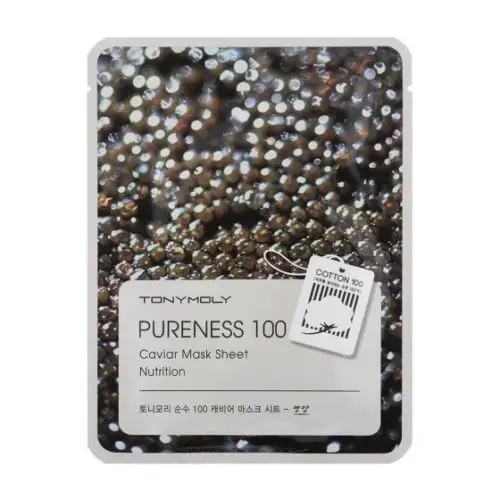 Caviar 1pcs 100 маска для лица из Кореи, маска для ухода за кожей, увлажняющая отбеливающая маска для лица MISSHA, 1 шт - Цвет: Caviar 1pcs