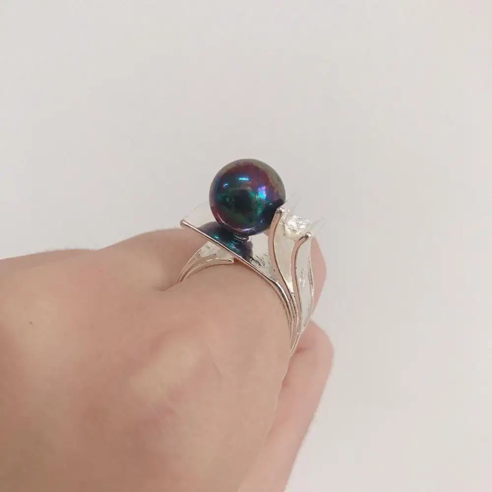 Новый дизайн полый цветочный узор кольца на палец для мужчин и женщин роскошный