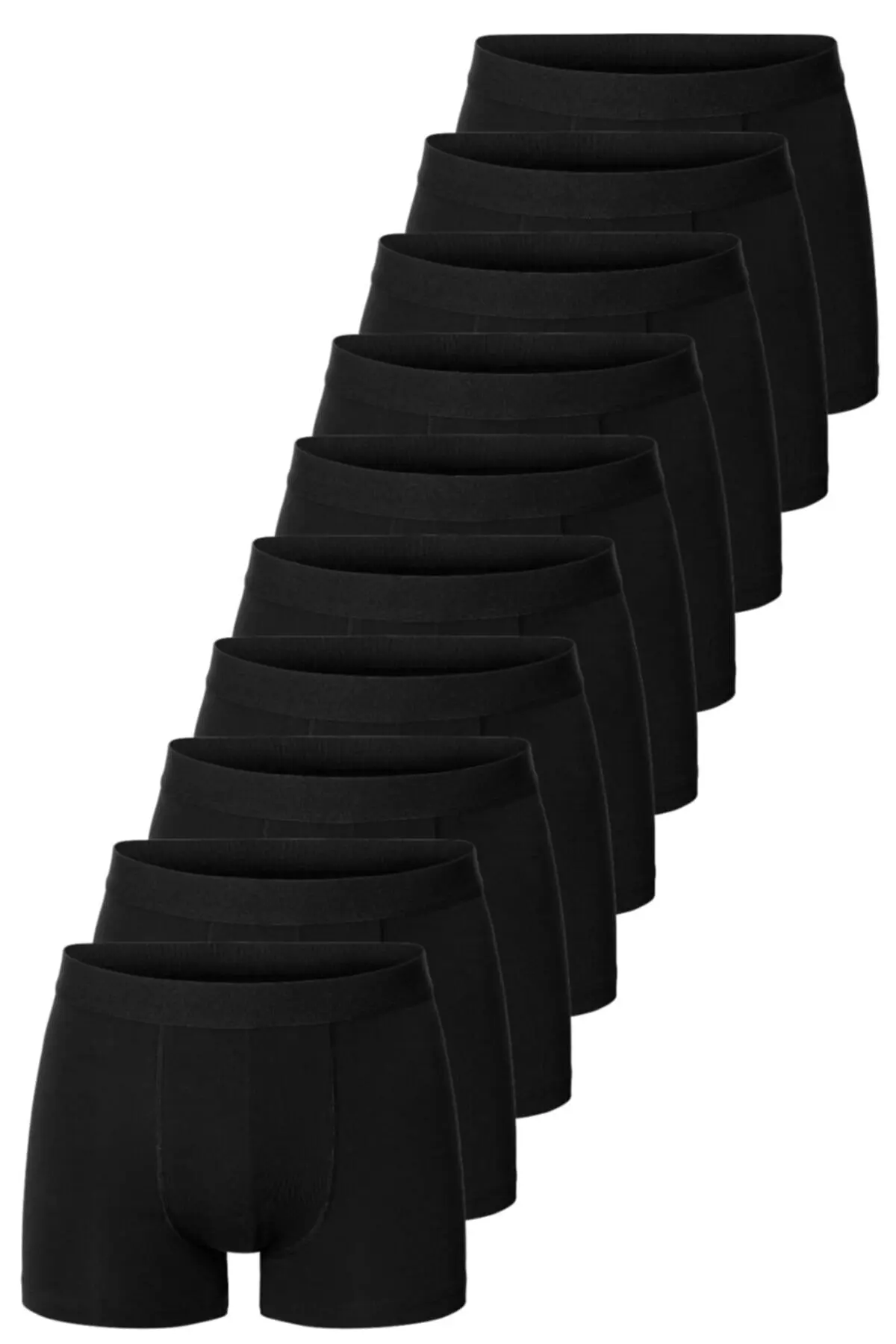 

Men's Black 10 Packs Premium Lycra Boxer