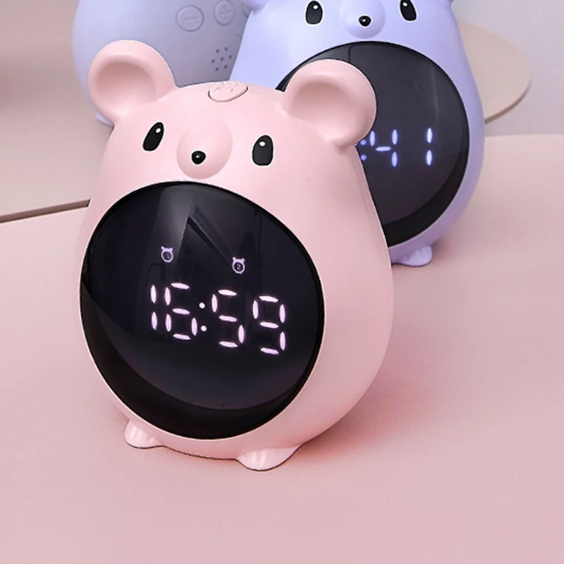 Будильник Elf Mouse перезаряжаемый будильник с голосовым управлением функцией