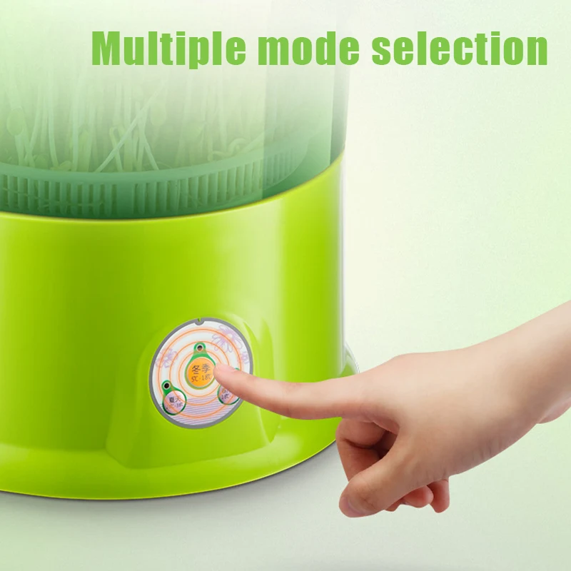 

DIY Bean Sprout Maker Thermostats Green Vegetable Seedling Growth Bucket Automatic Bud Electric Bean Sprout Machine P7Ding