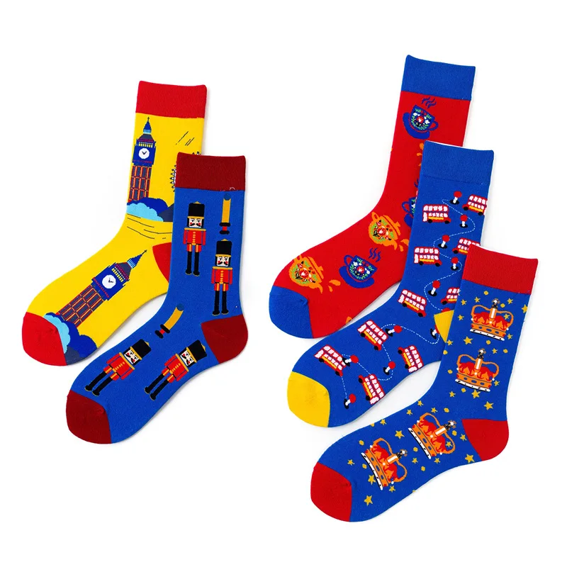 DOIAESKV смешные мужские носки хлопок Personalty унисекс уличные Crew Socks новинка пара Harajuku