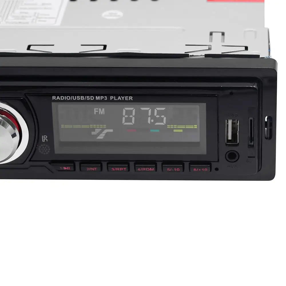 Авторадио Авто стерео 1 din автомобильное радио 12 в bluetooth V2.0 FM aux вход приемник