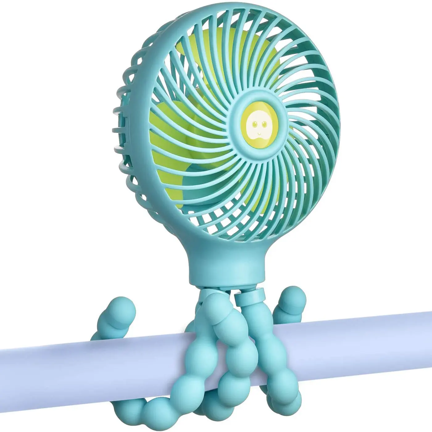

Portable MIni Stroller Fan Rechargeable Mute Handheld Personal USB Fan Car Seat Small Fan for Desk Stroller Car Rides
