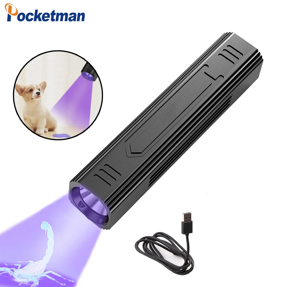 

Multifunctional UV Flashlight Super Bright T6 LED Torch USB Rechargeable Waterproof Camping Lantern Portable Fishing Light