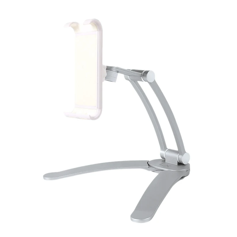 

Cell Phone Stand 360 Degree Rotating Desktop Aluminum Alloy Holder For Iphone Ipad Tablet 4-10.5 Inches