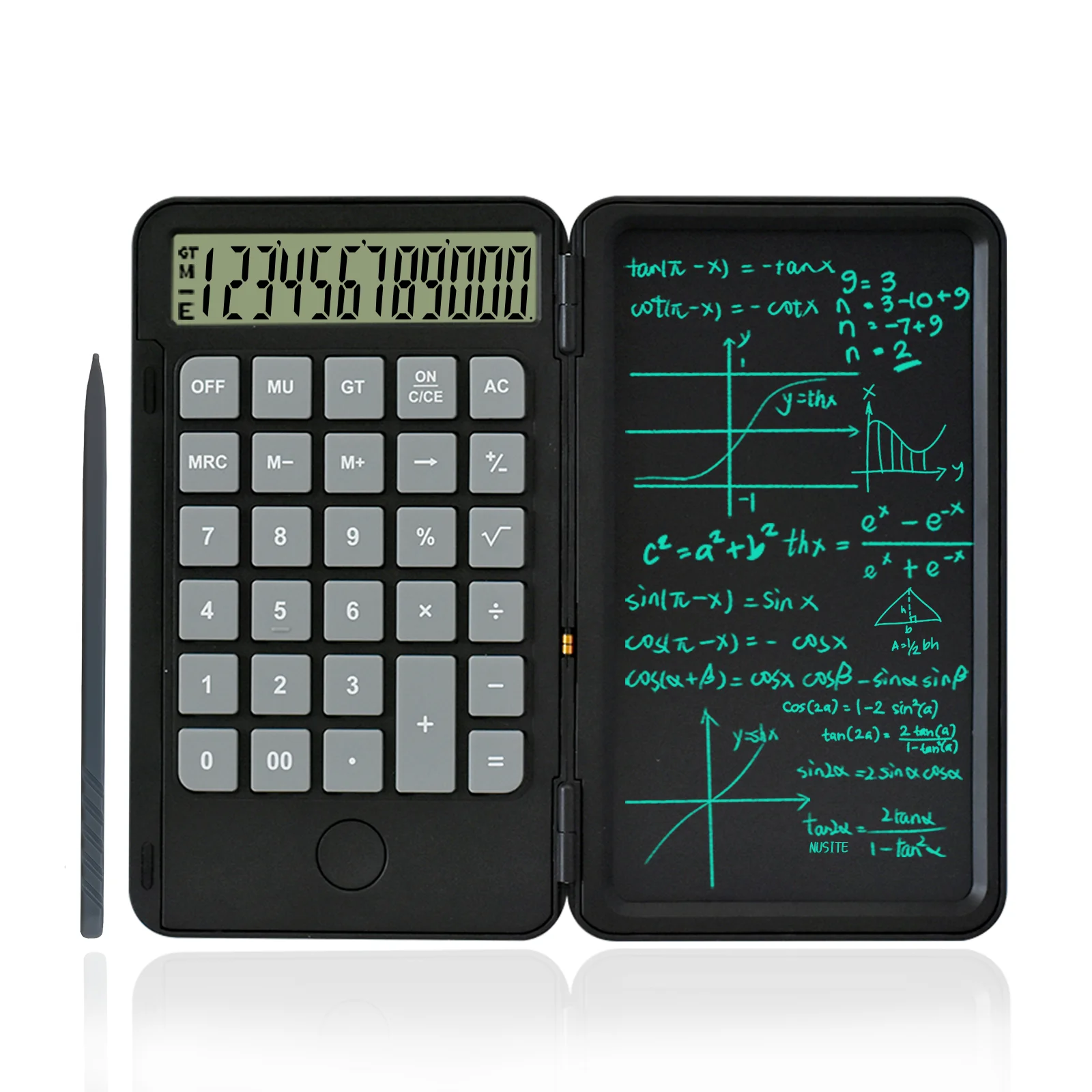 

Mini Calculator& 6.5Inch Digital Graphic Tablet LCD Writing Pad With Stylus Pen Erase Button Lock Function School Stationery