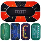 Покерный коврик Hold'Em, Техас, 1,2*0,6 м, черный Джек, игральные кости, прочная резиновая подставка для домашнего игрового стола